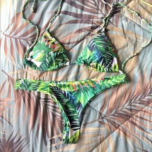 Tropical swimsuit by ZAFUL